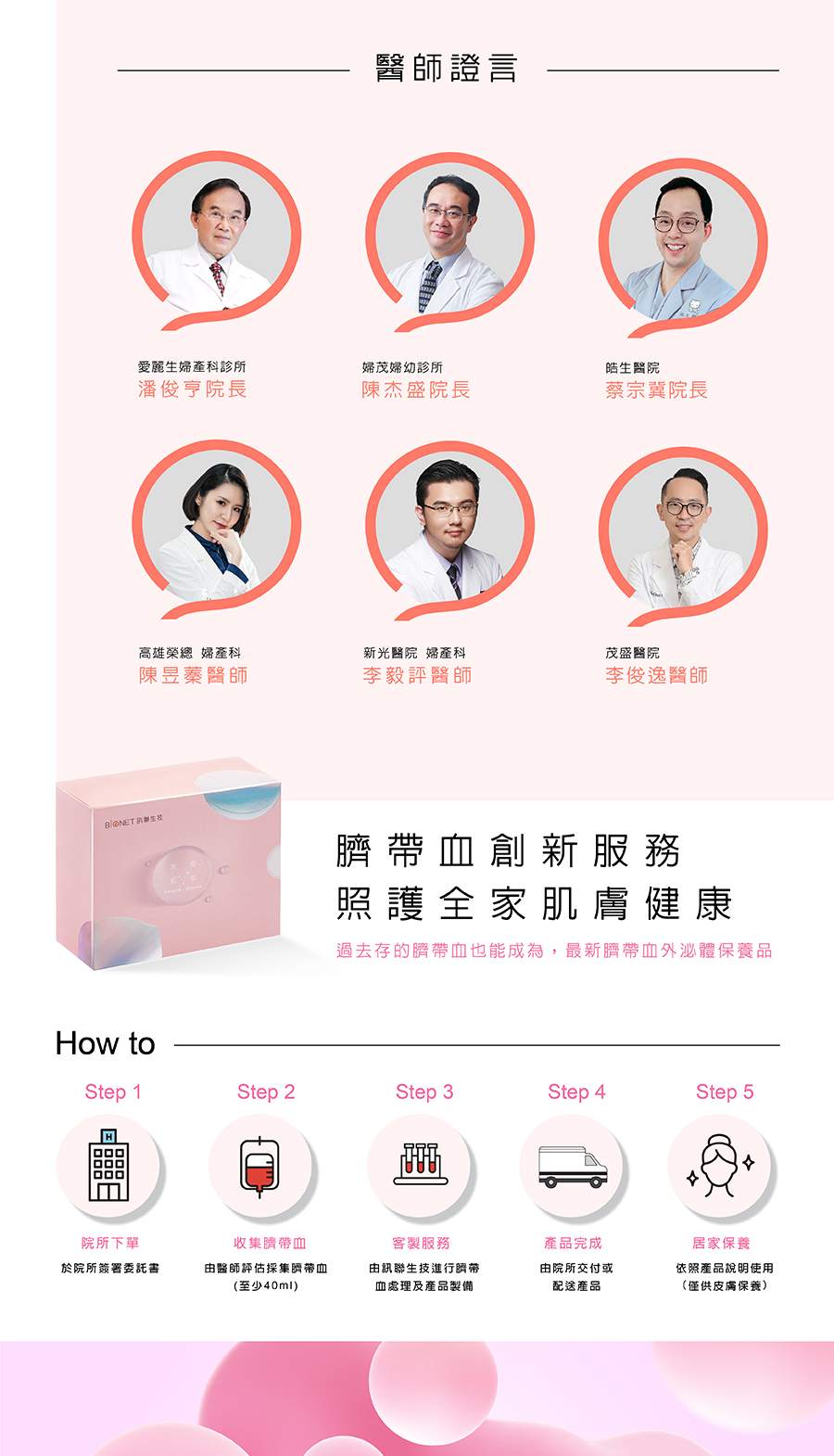 訊聯創新技術-臍帶血外泌體 Cord Blood Exosome，具有彈潤抗老、撫平紋路、平滑細緻、賦活修護等功能，是寶寶送給家人的第一份禮物